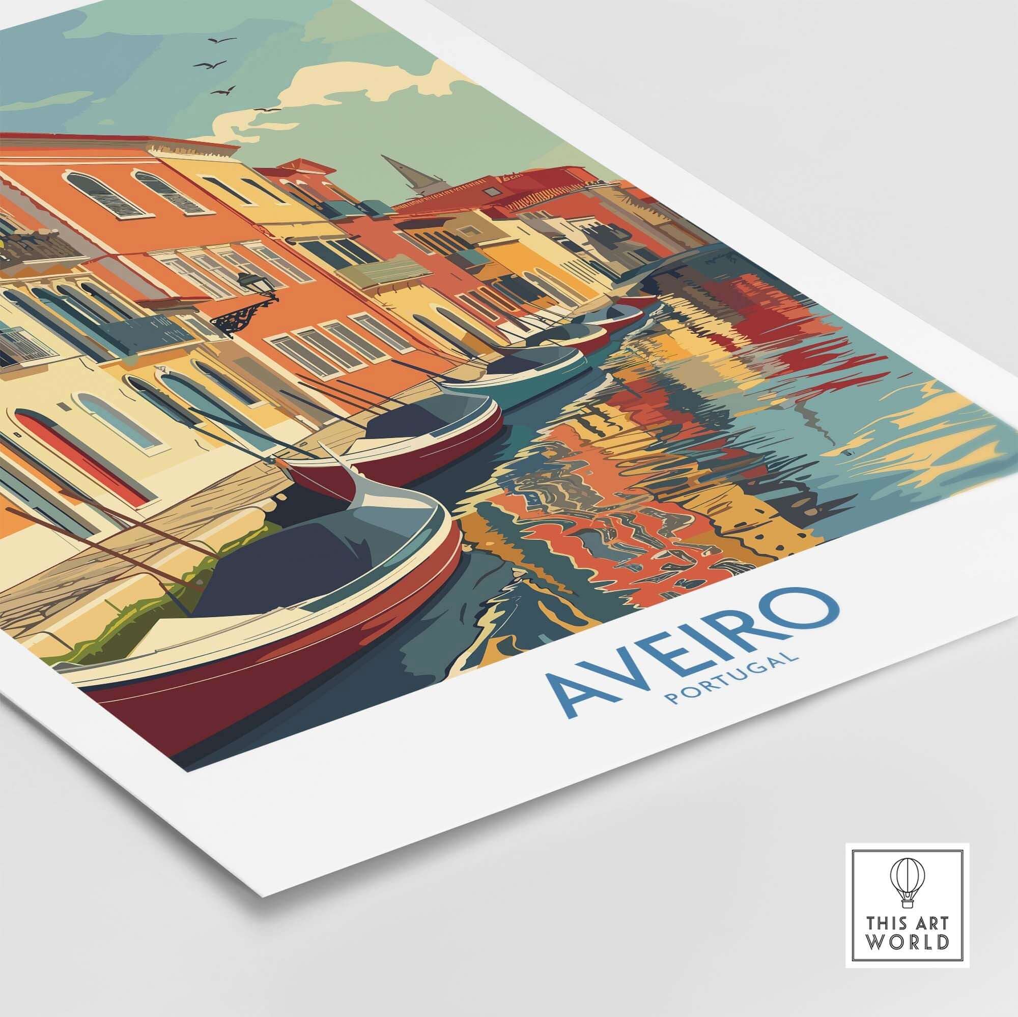 Aveiro Art Print part of our best collection or travel posters and prints - This Art World