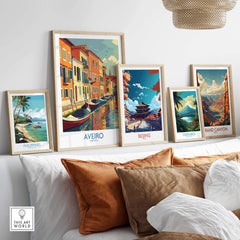 Aveiro Art Print part of our best collection or travel posters and prints - This Art World