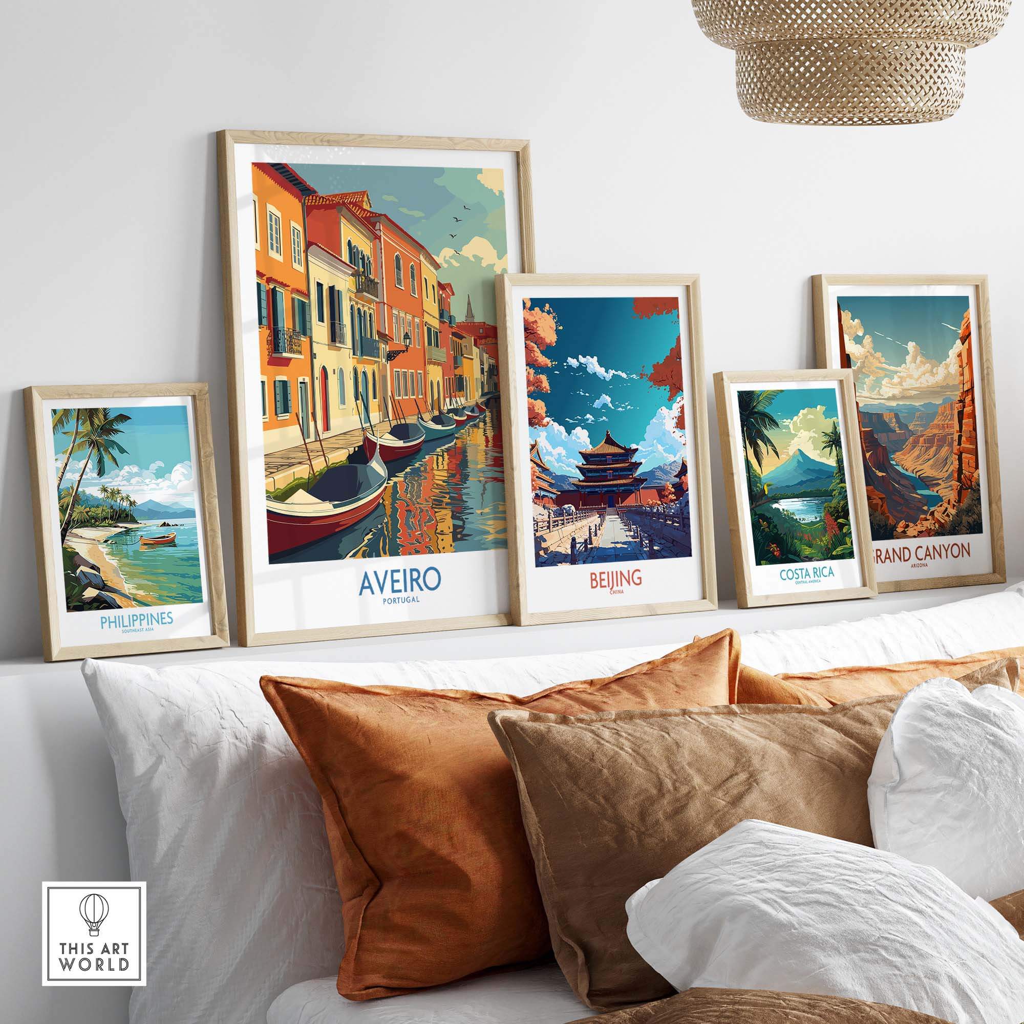 Aveiro Art Print part of our best collection or travel posters and prints - This Art World