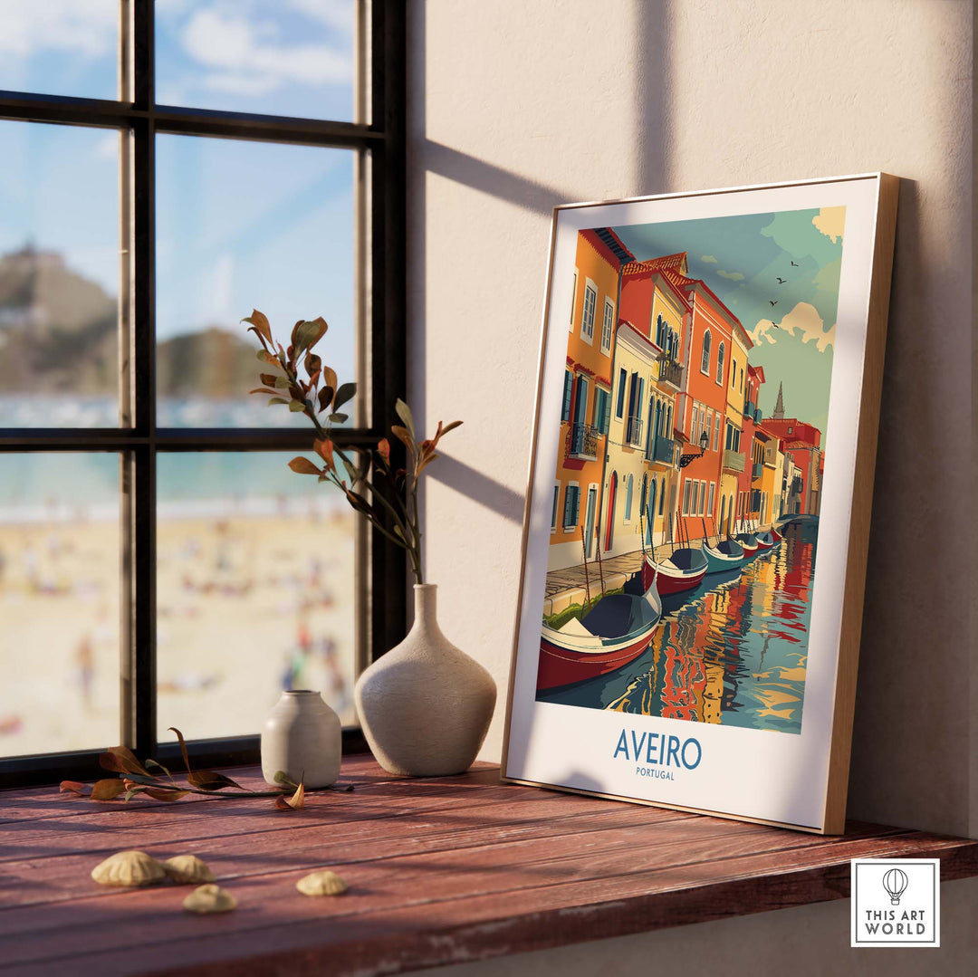 Aveiro Art Print part of our best collection or travel posters and prints - This Art World