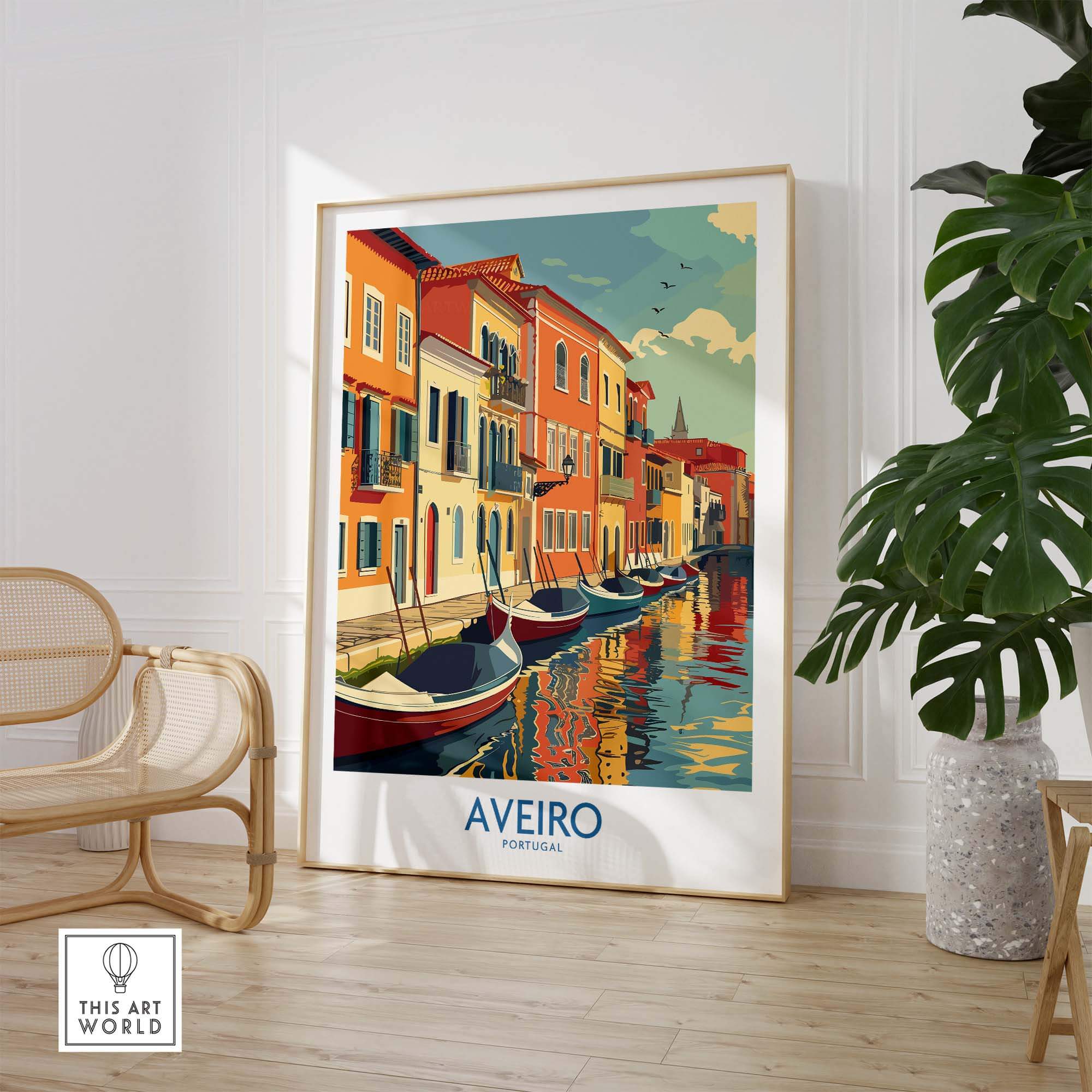 Aveiro Art Print part of our best collection or travel posters and prints - This Art World