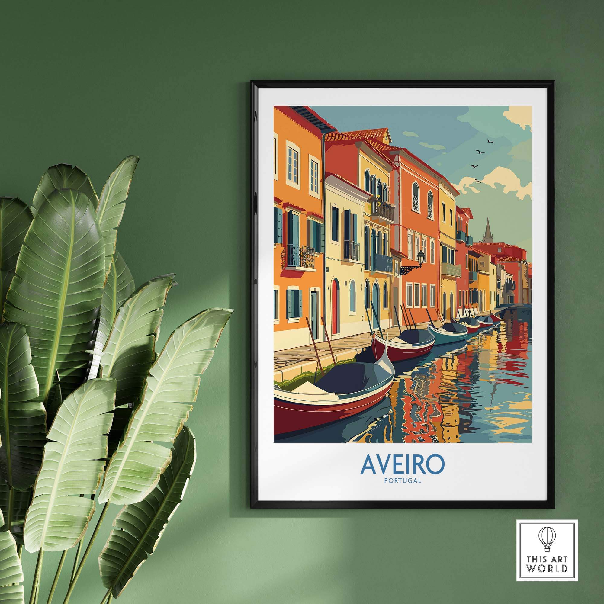 Aveiro Art Print part of our best collection or travel posters and prints - This Art World