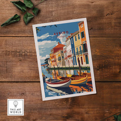 Aveiro Poster Portugal part of our best collection or travel posters and prints - This Art World