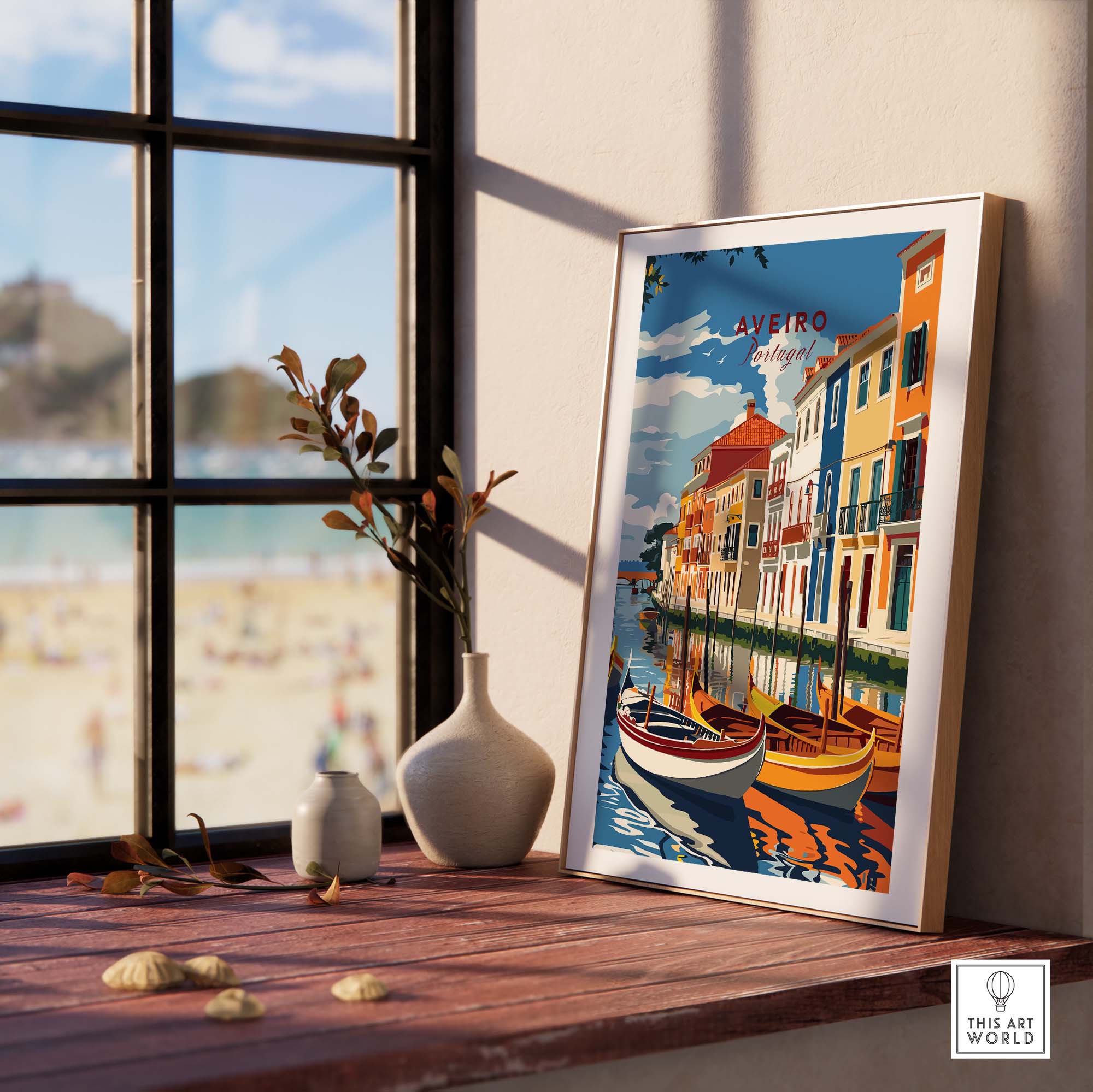 Aveiro Poster Portugal part of our best collection or travel posters and prints - This Art World