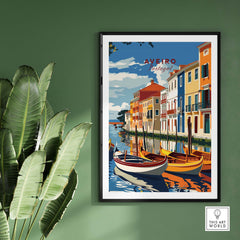 Aveiro Poster Portugal part of our best collection or travel posters and prints - This Art World