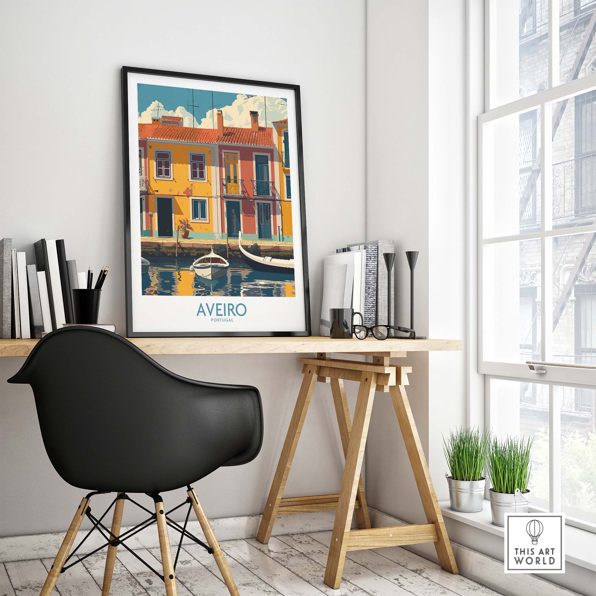 Aveiro Poster Print part of our best collection or travel posters and prints - This Art World