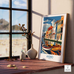 Aveiro Print Portugal part of our best collection or travel posters and prints - This Art World