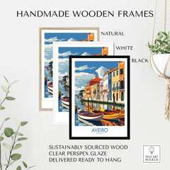 Aveiro Print Portugal part of our best collection or travel posters and prints - This Art World