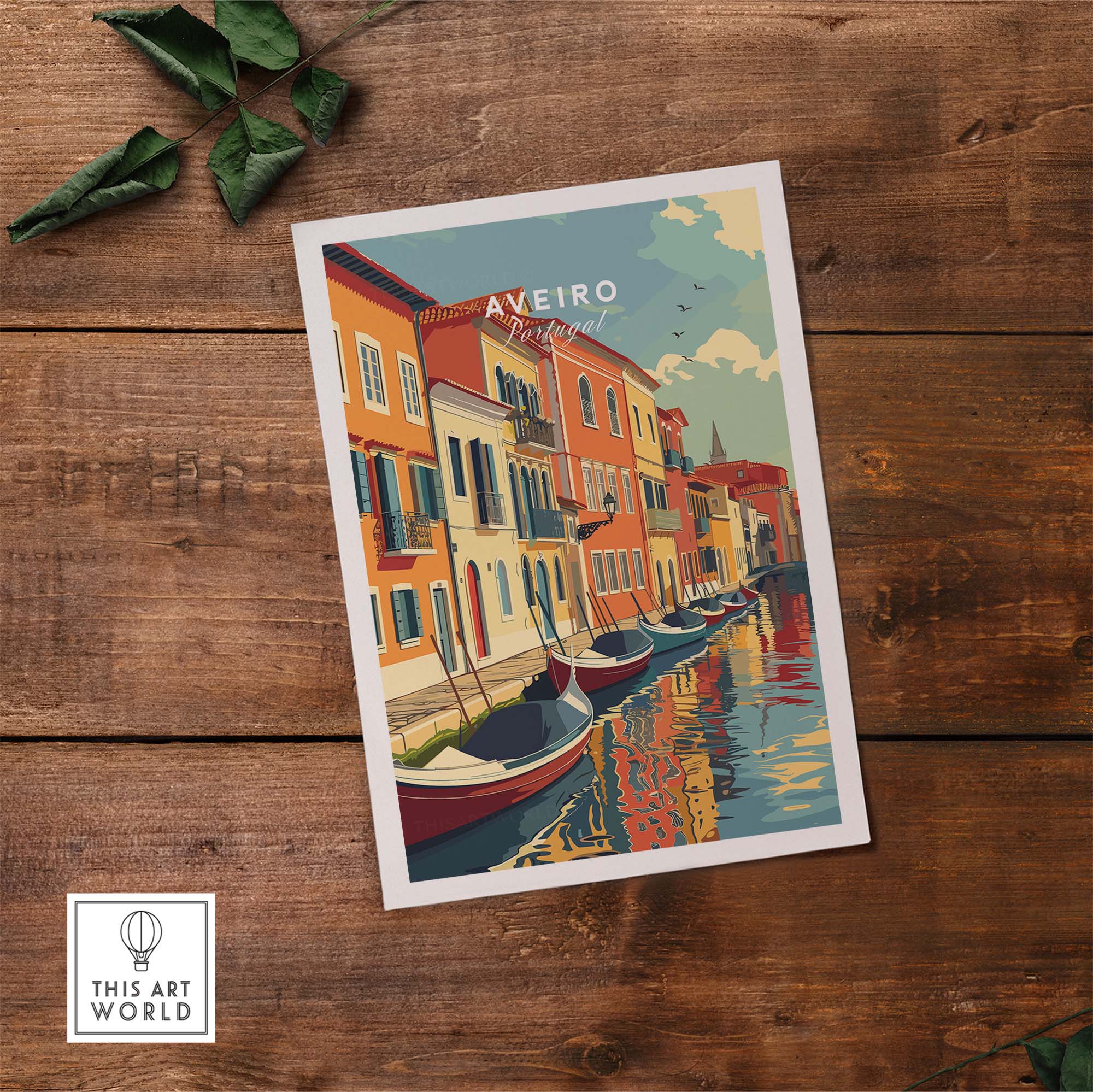 Aveiro Wall Art Print part of our best collection or travel posters and prints - This Art World