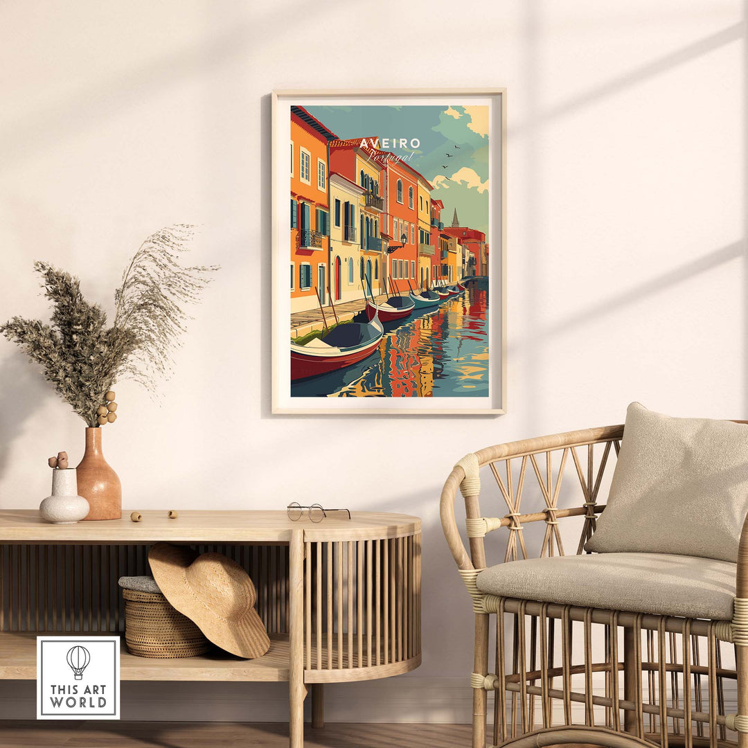 Aveiro Wall Art Print part of our best collection or travel posters and prints - This Art World