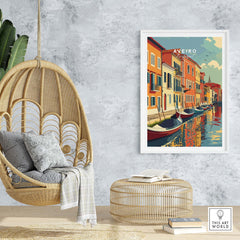 Aveiro Wall Art Print part of our best collection or travel posters and prints - This Art World