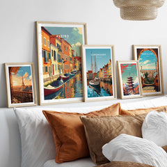 Aveiro Wall Art Print part of our best collection or travel posters and prints - This Art World