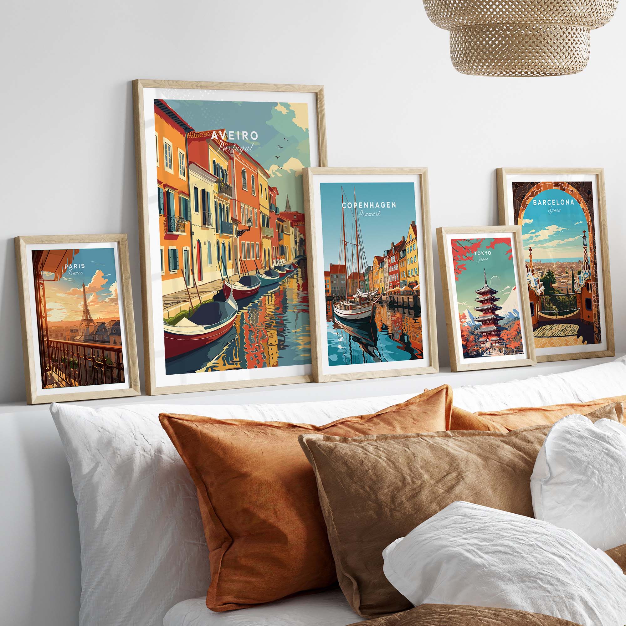 Aveiro Wall Art Print part of our best collection or travel posters and prints - This Art World