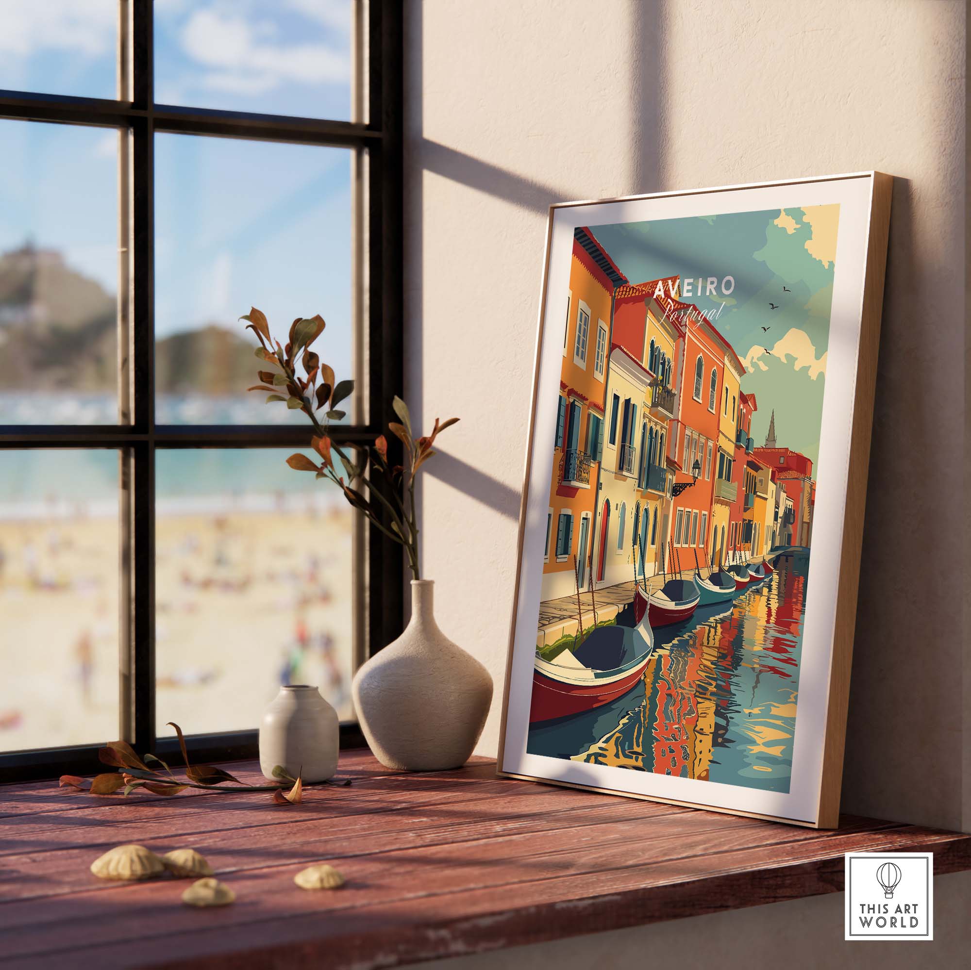 Aveiro Wall Art Print part of our best collection or travel posters and prints - This Art World