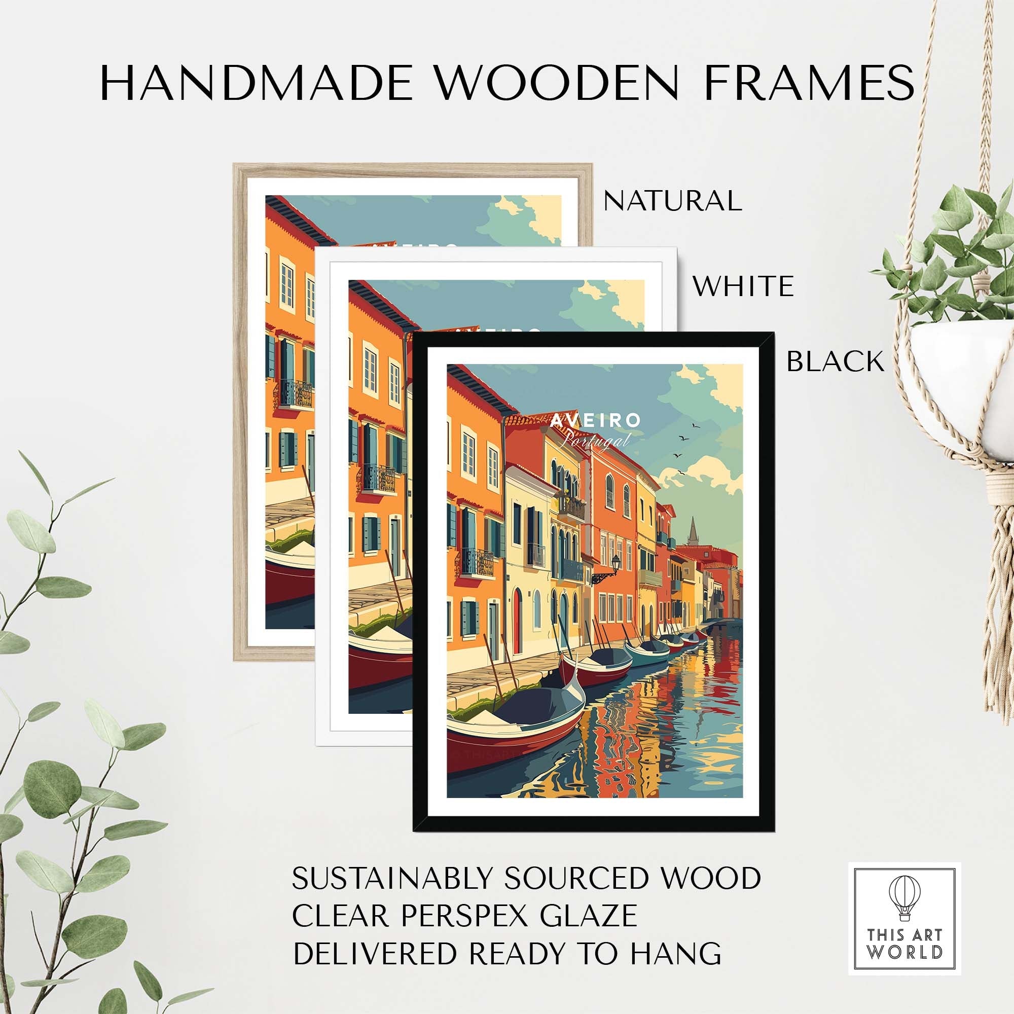 Aveiro Wall Art Print part of our best collection or travel posters and prints - This Art World