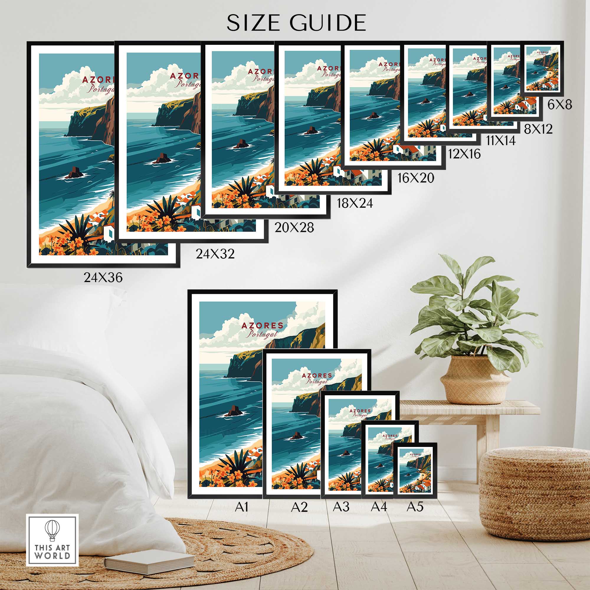 Azores Art Print-This Art World