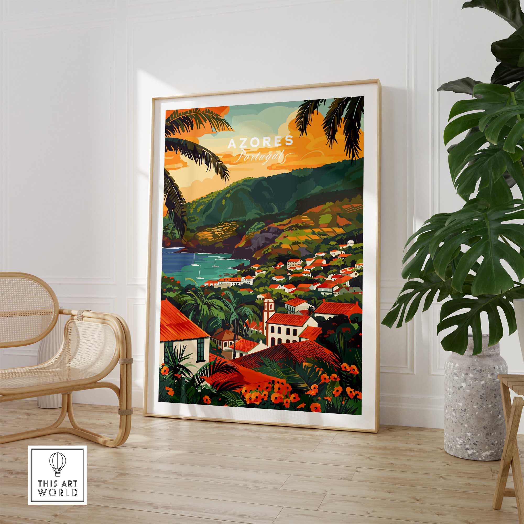 Azores Portugal Poster-This Art World