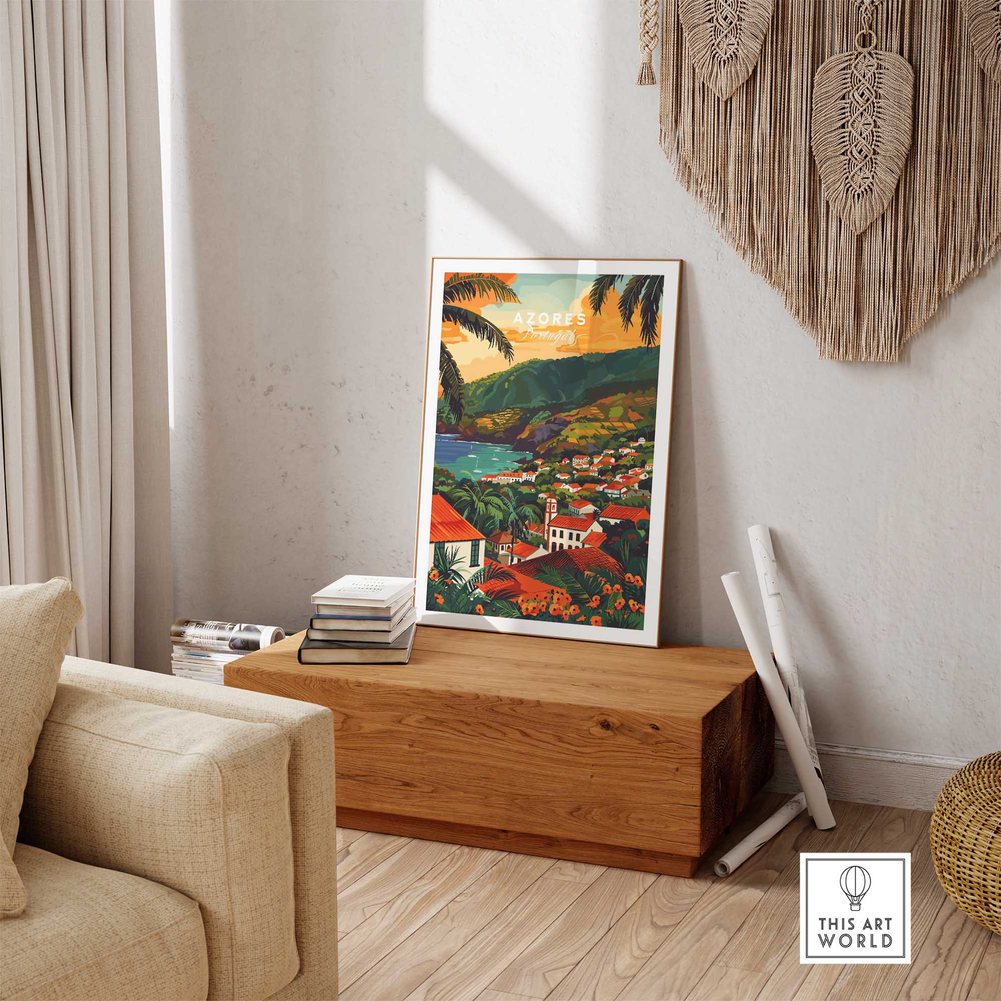 Azores Portugal Poster-This Art World