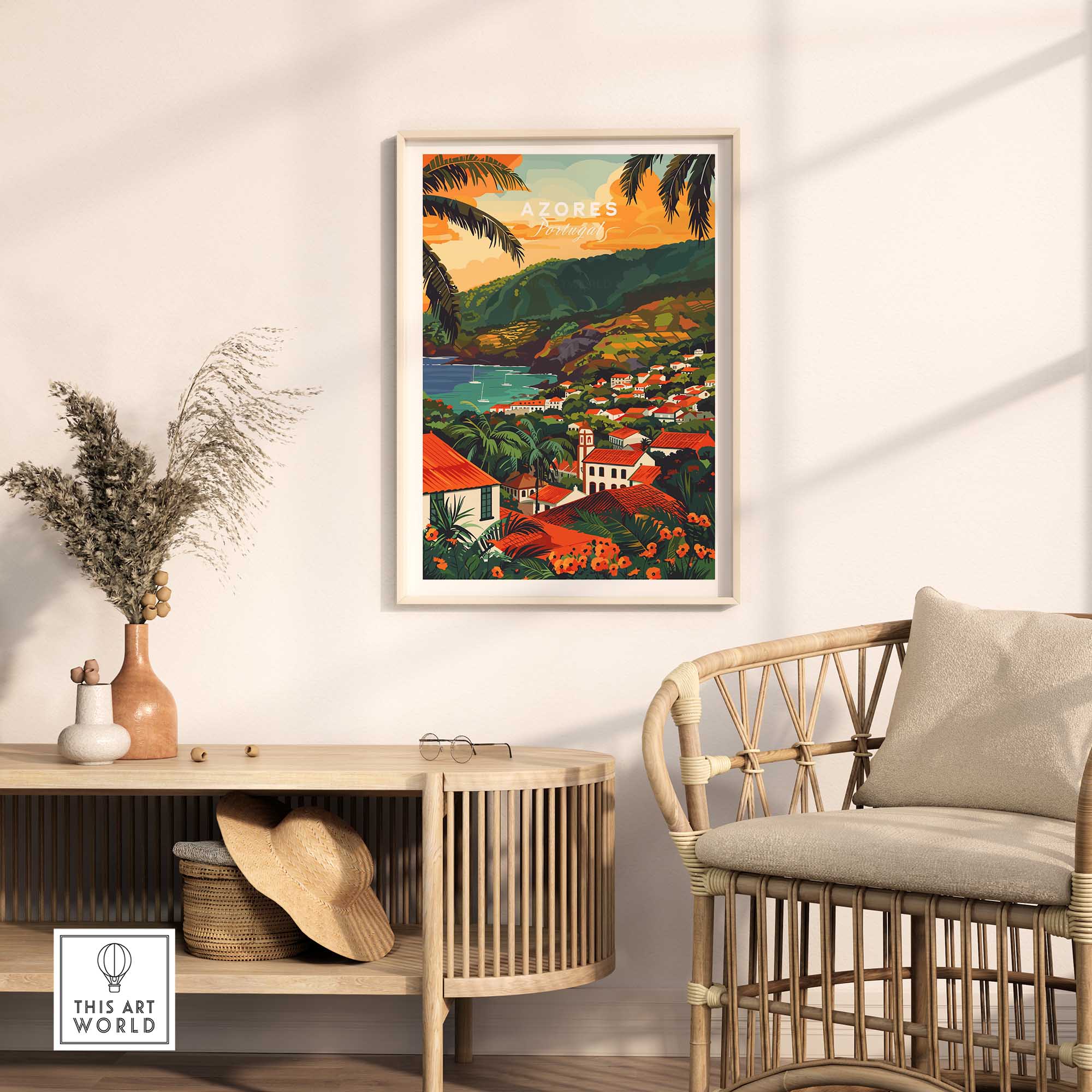 Azores Portugal Poster-This Art World
