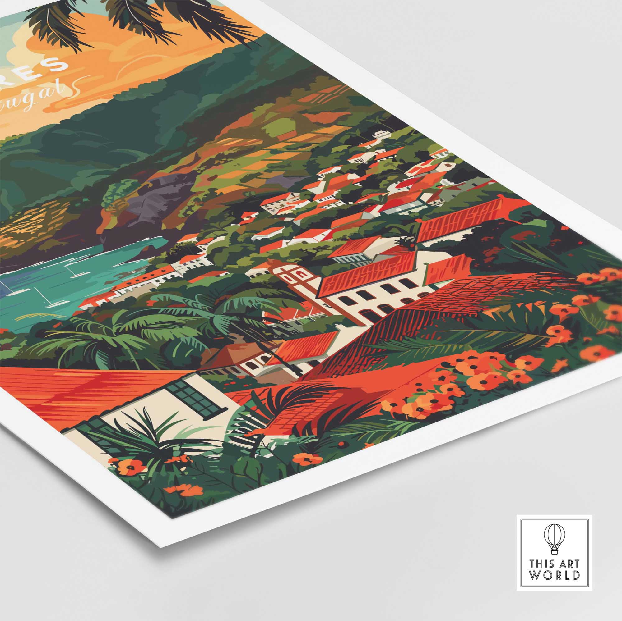Azores Portugal Poster-This Art World