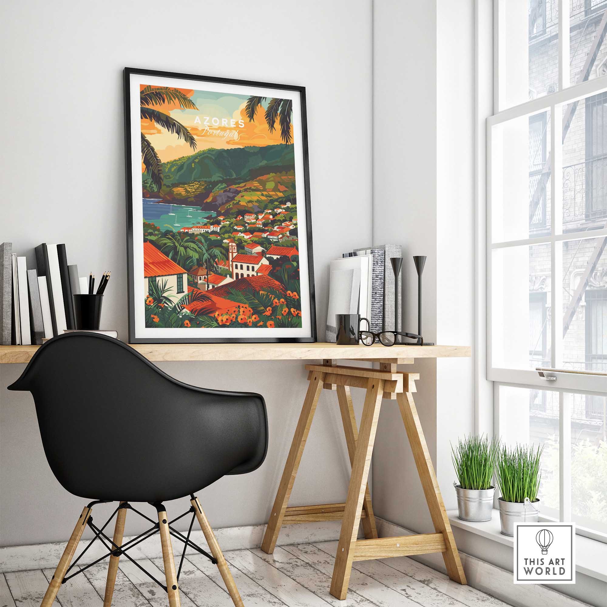 Azores Portugal Poster-This Art World