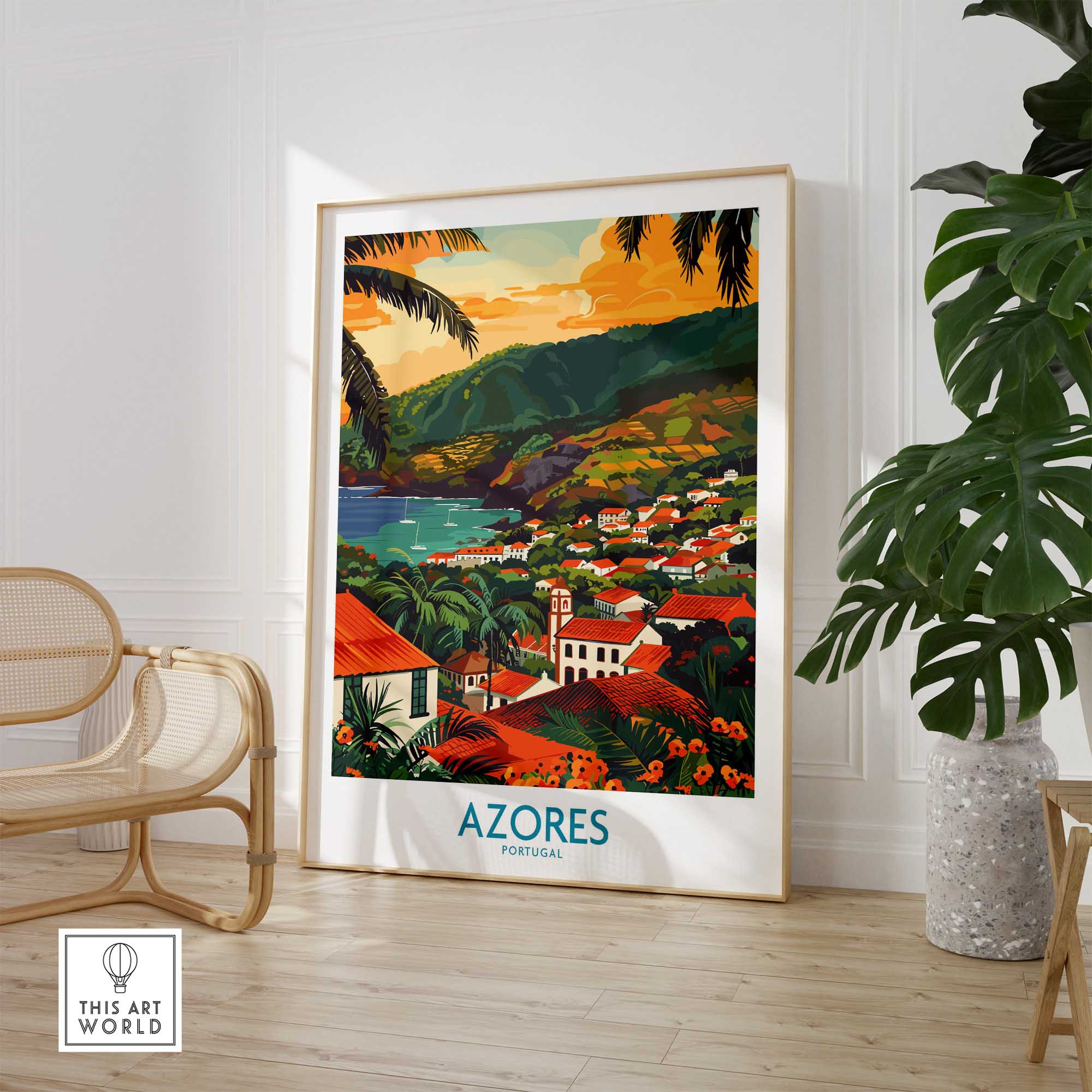 Azores Portugal Print-This Art World