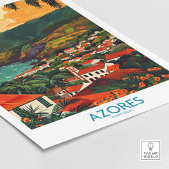 Azores Portugal Print-This Art World