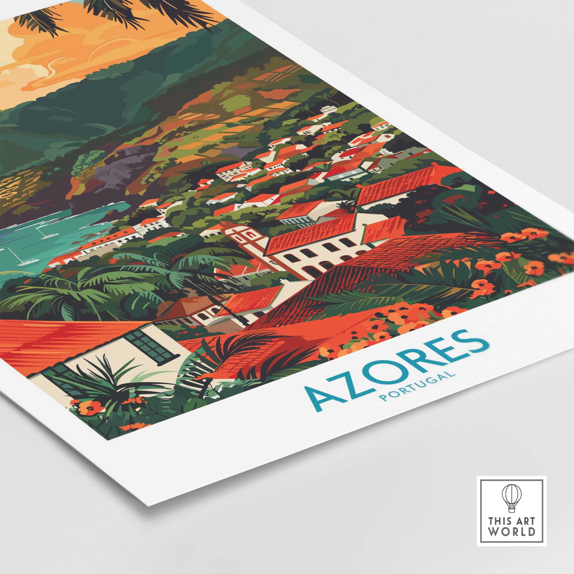 Azores Portugal Print-This Art World