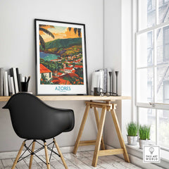 Azores Portugal Print-This Art World
