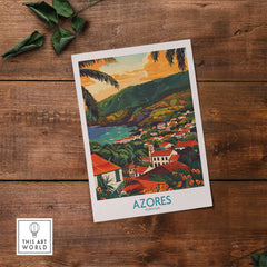 Azores Portugal Print-This Art World