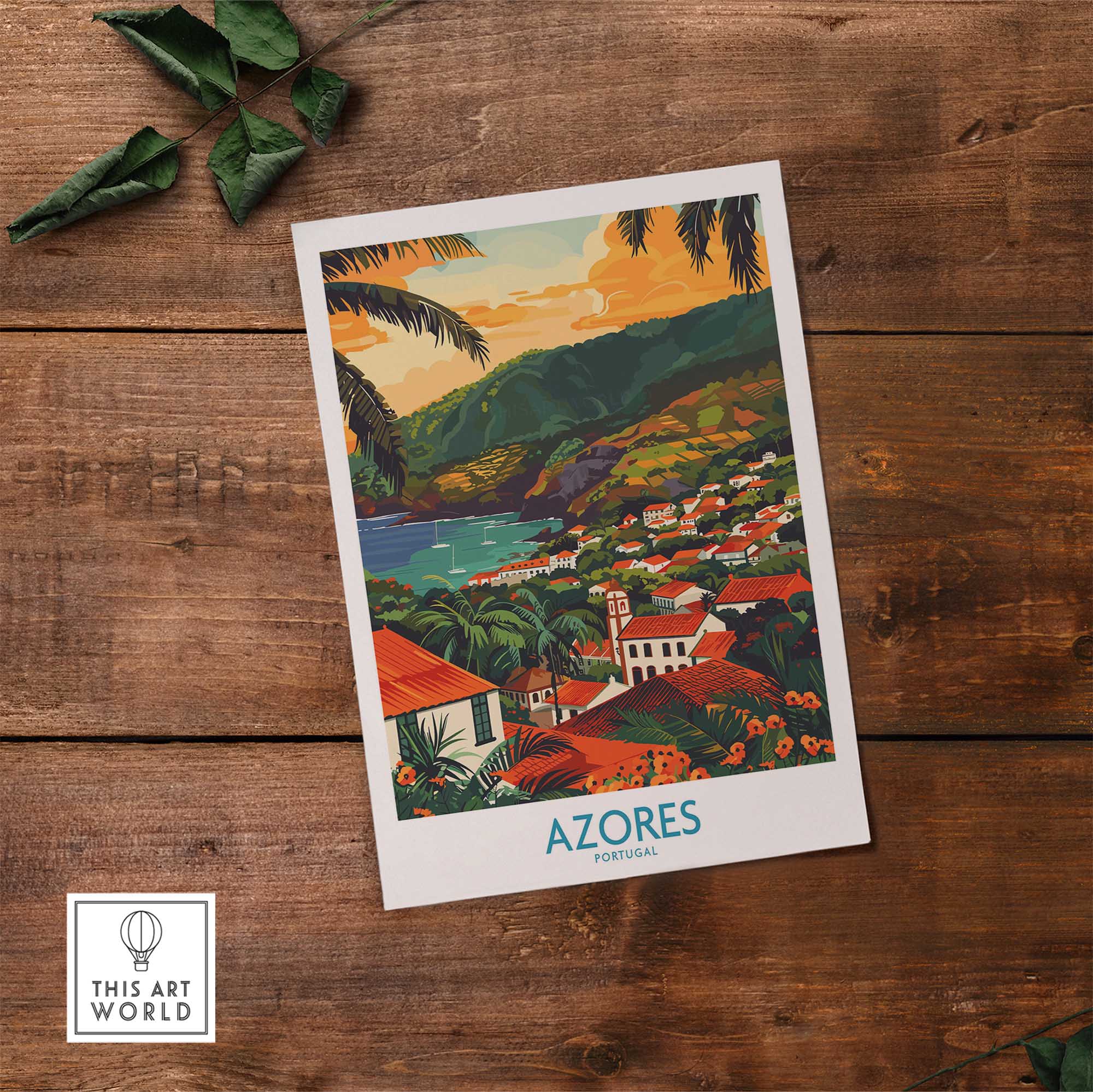 Azores Portugal Print-This Art World
