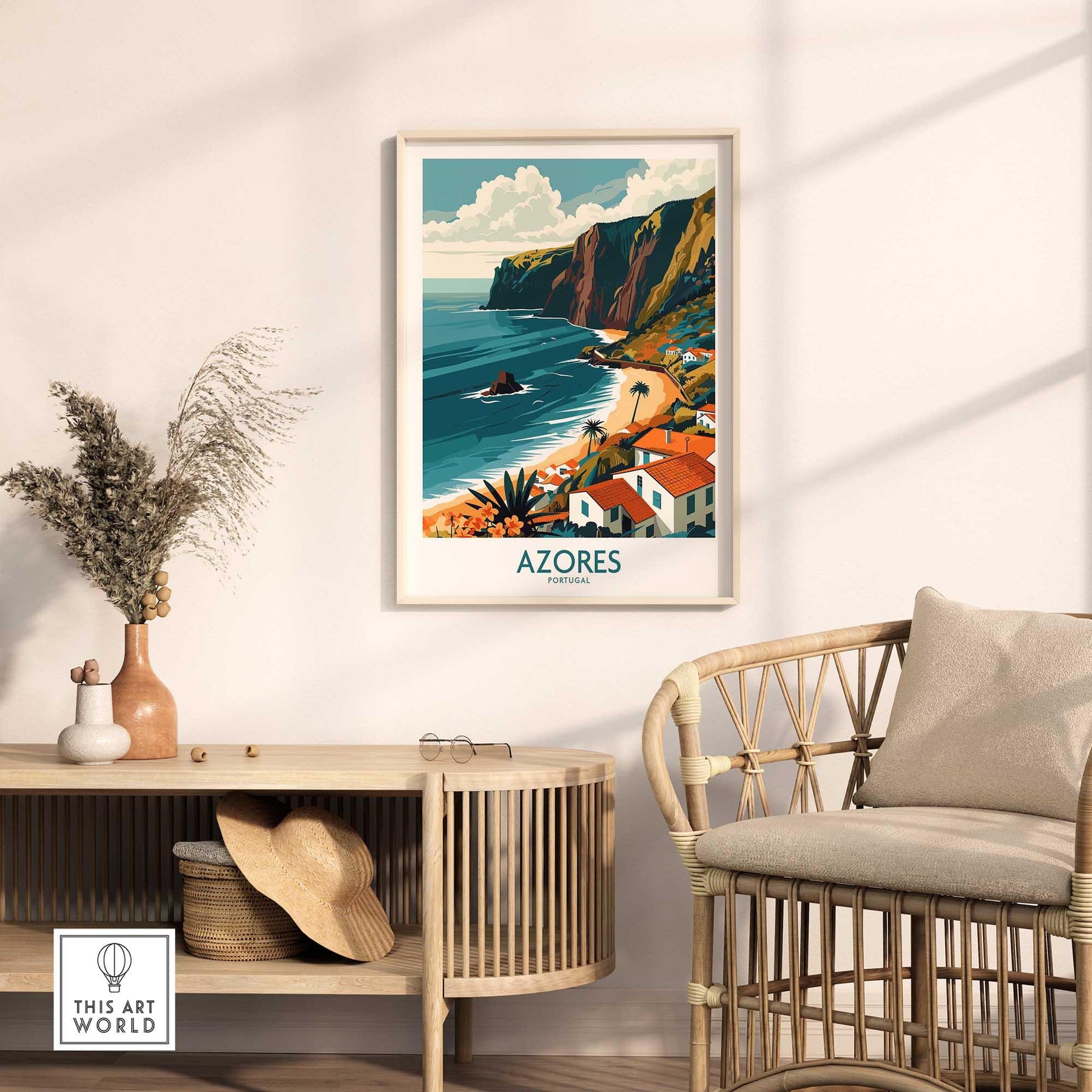 Azores Icon Stunning Azores Poster | Capture Portugal's Beauty – This Art World