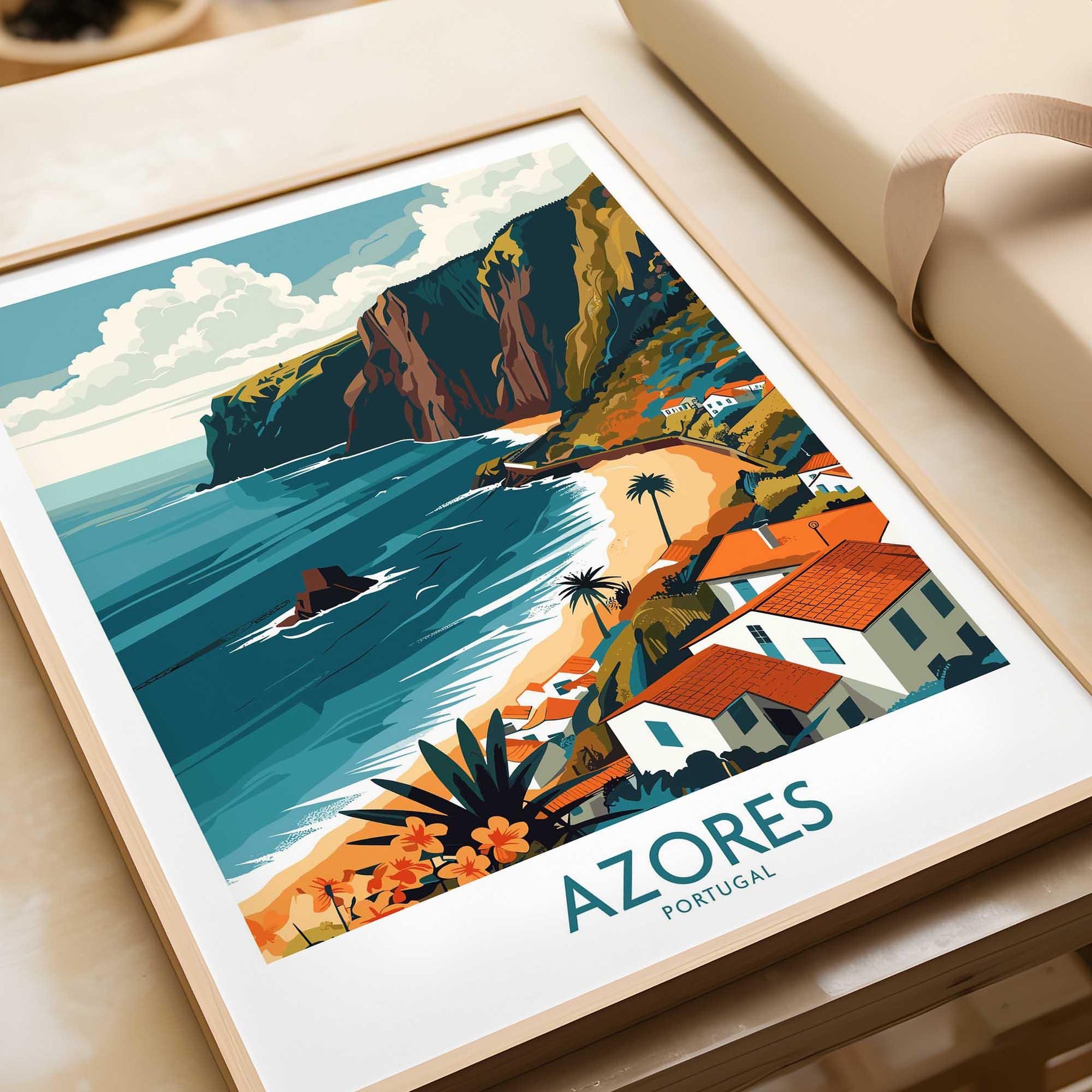 Azores Icon Stunning Azores Poster | Capture Portugal's Beauty – This Art World