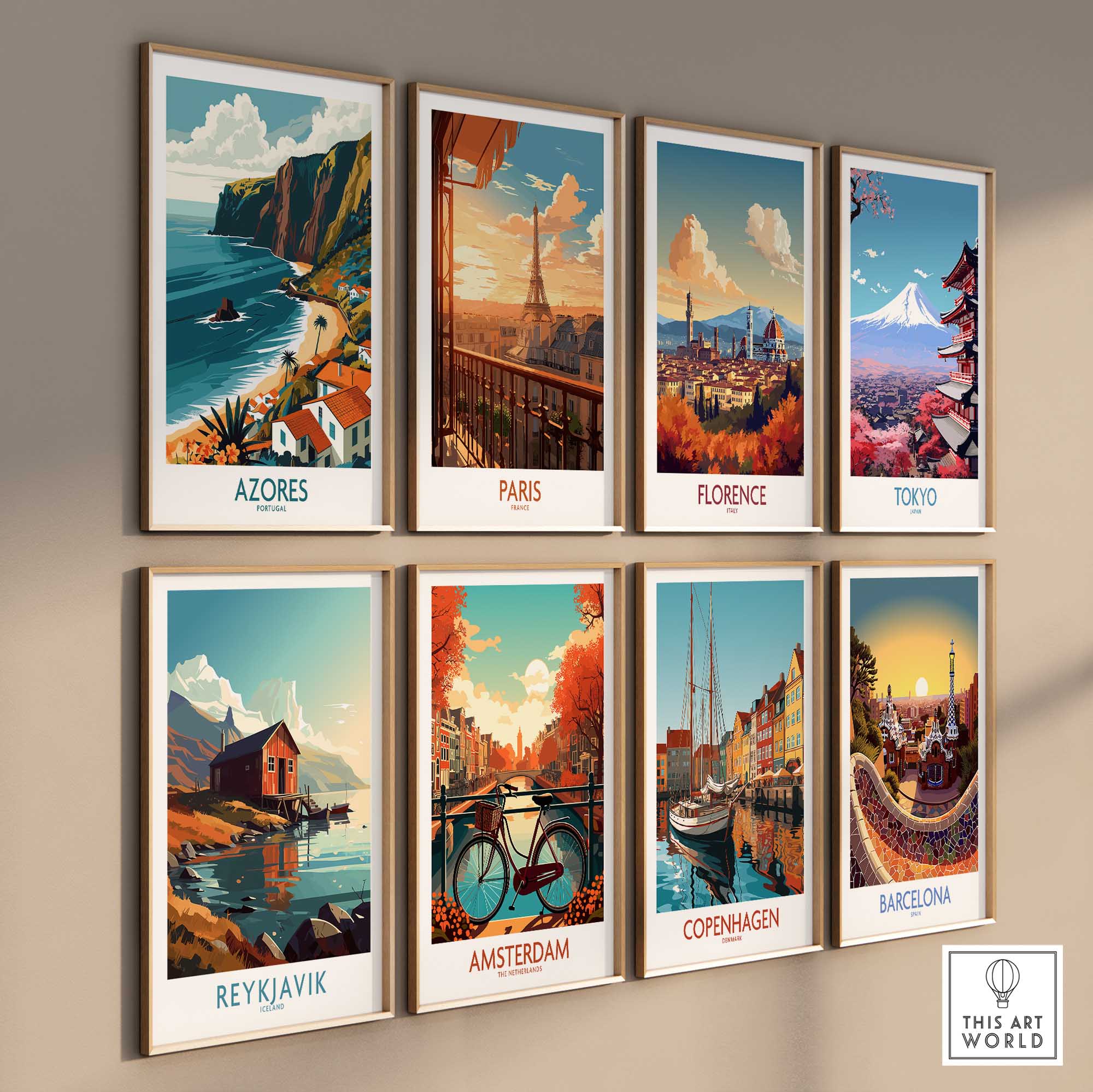 Azores Poster-This Art World