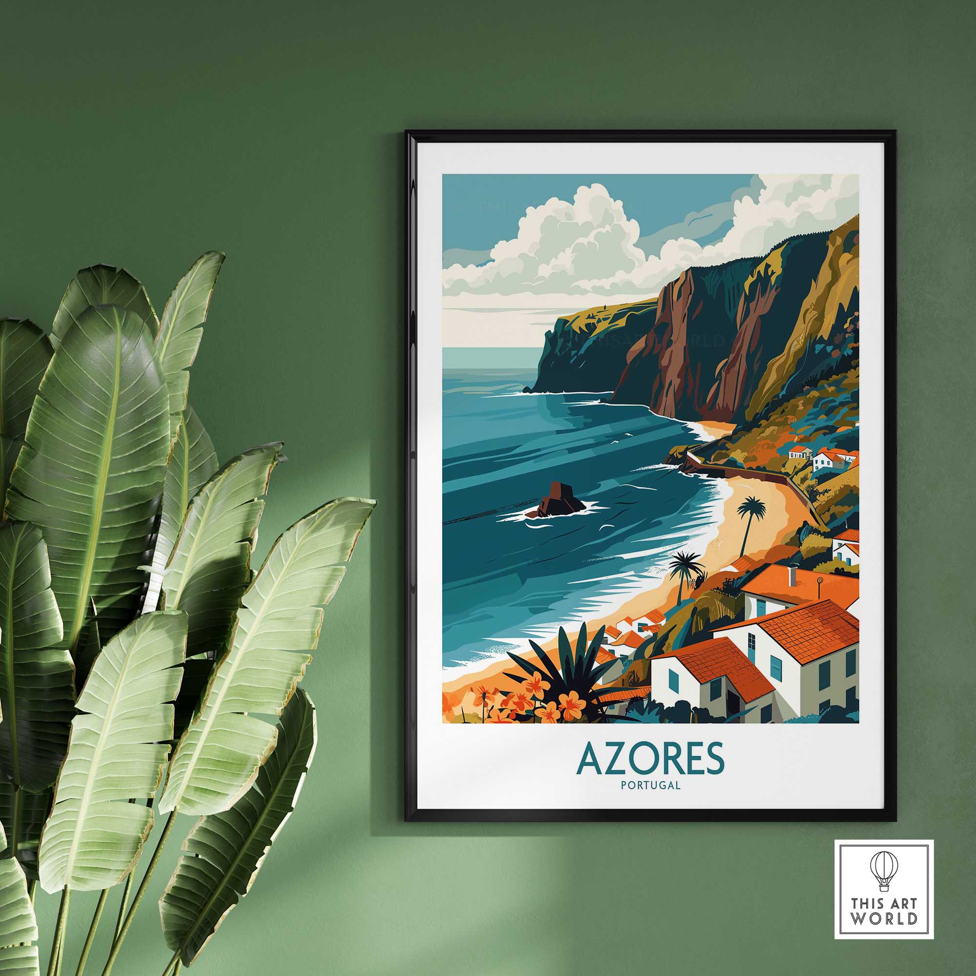 Azores Poster-This Art World