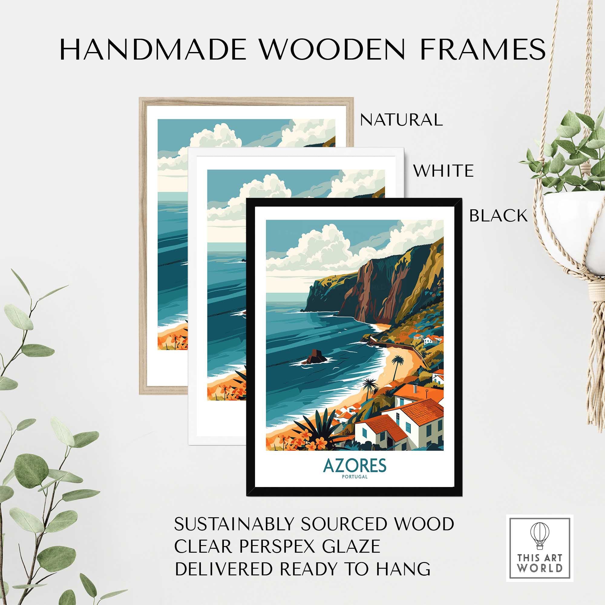 Azores Poster-This Art World