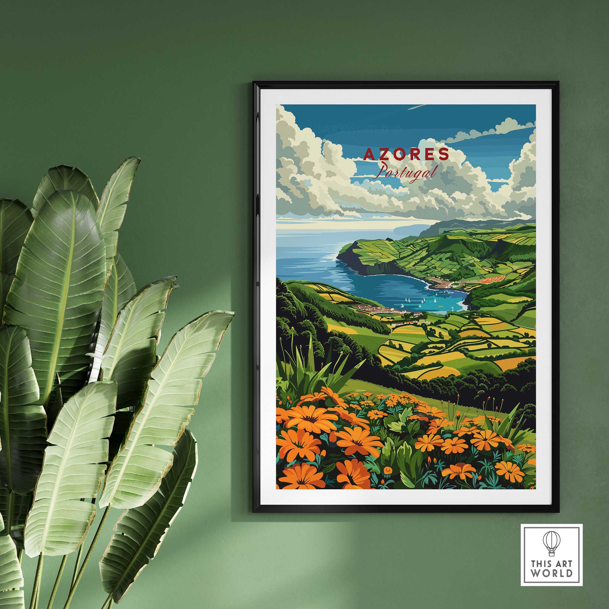 Azores Poster - São Miguel Island-This Art World