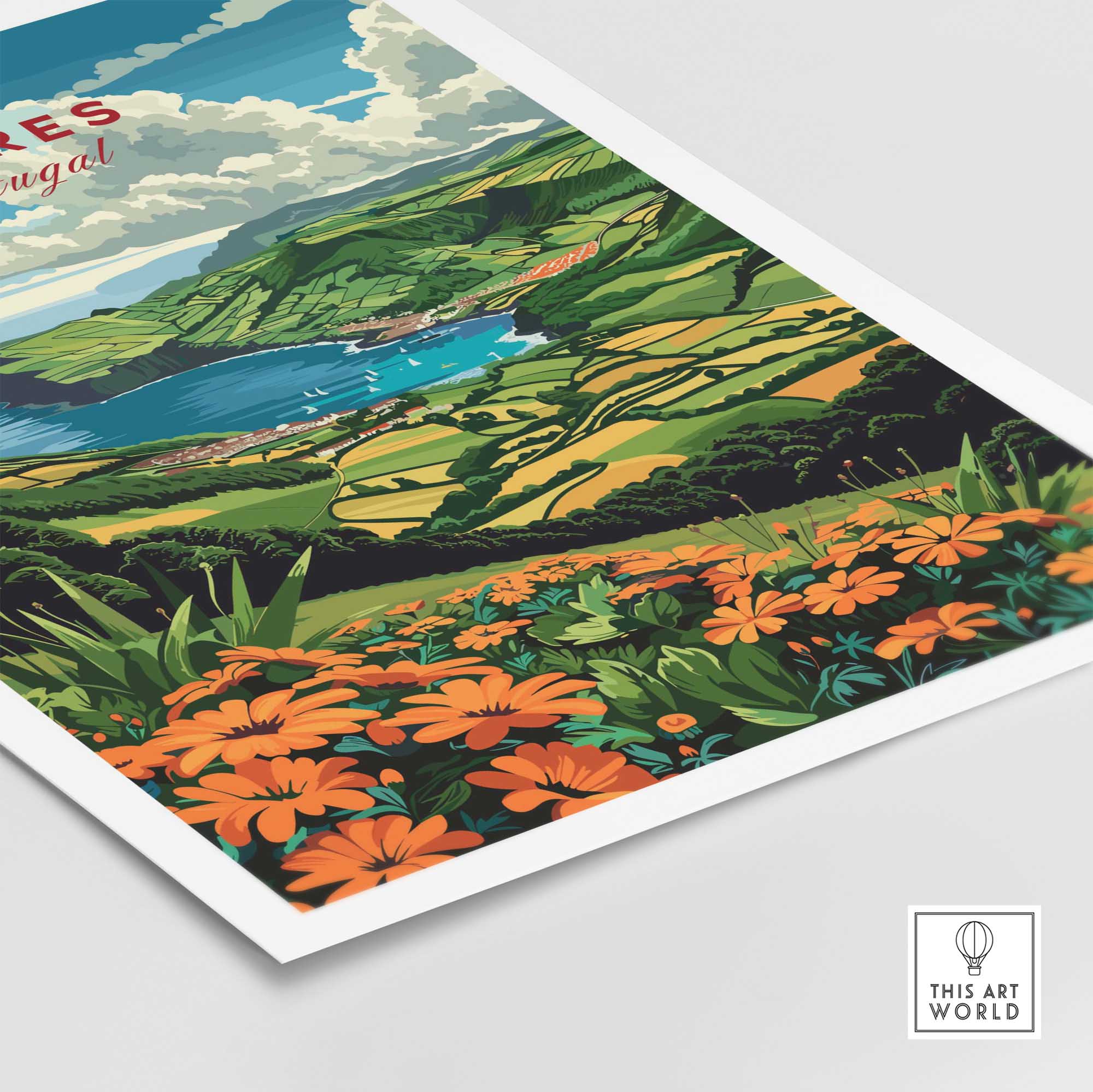 Azores Poster - São Miguel Island-This Art World