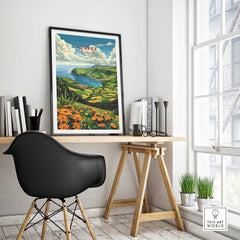 Azores Poster - São Miguel Island-This Art World