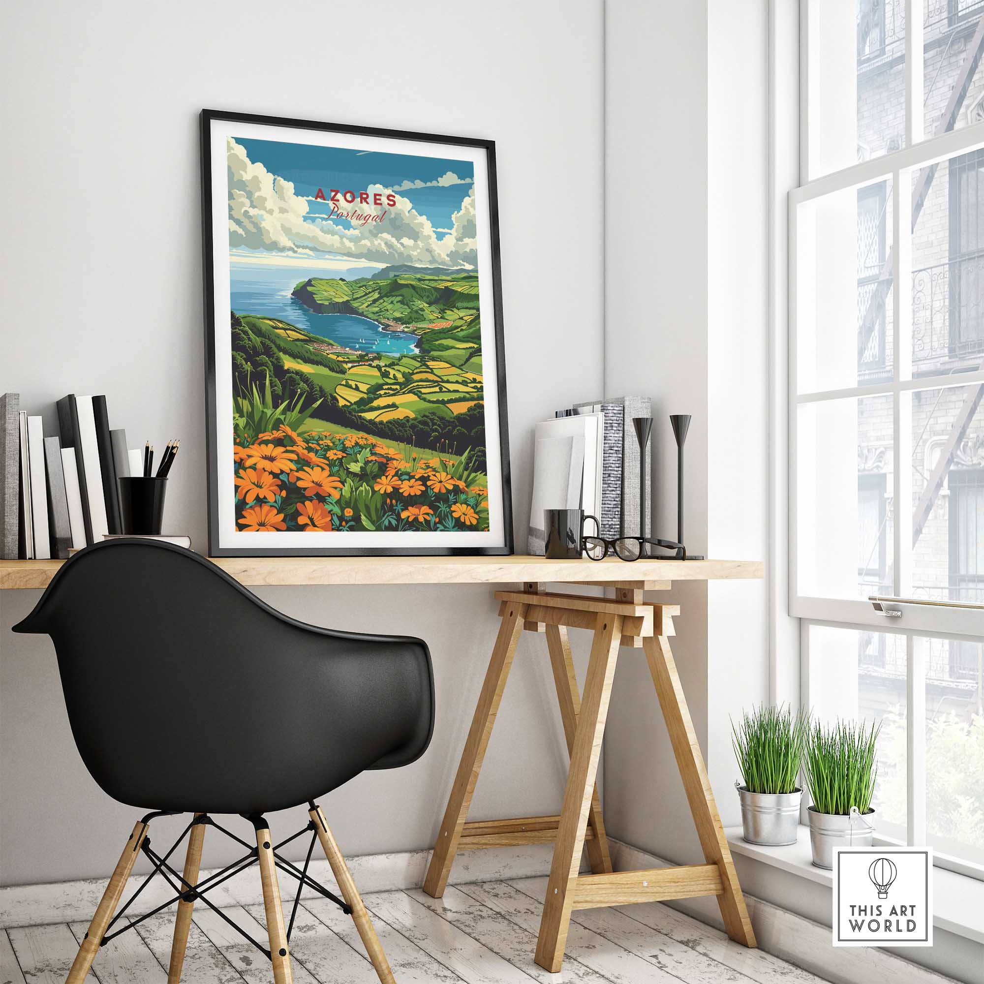 Azores Poster - São Miguel Island-This Art World