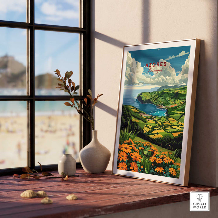 Azores Poster - São Miguel Island-This Art World