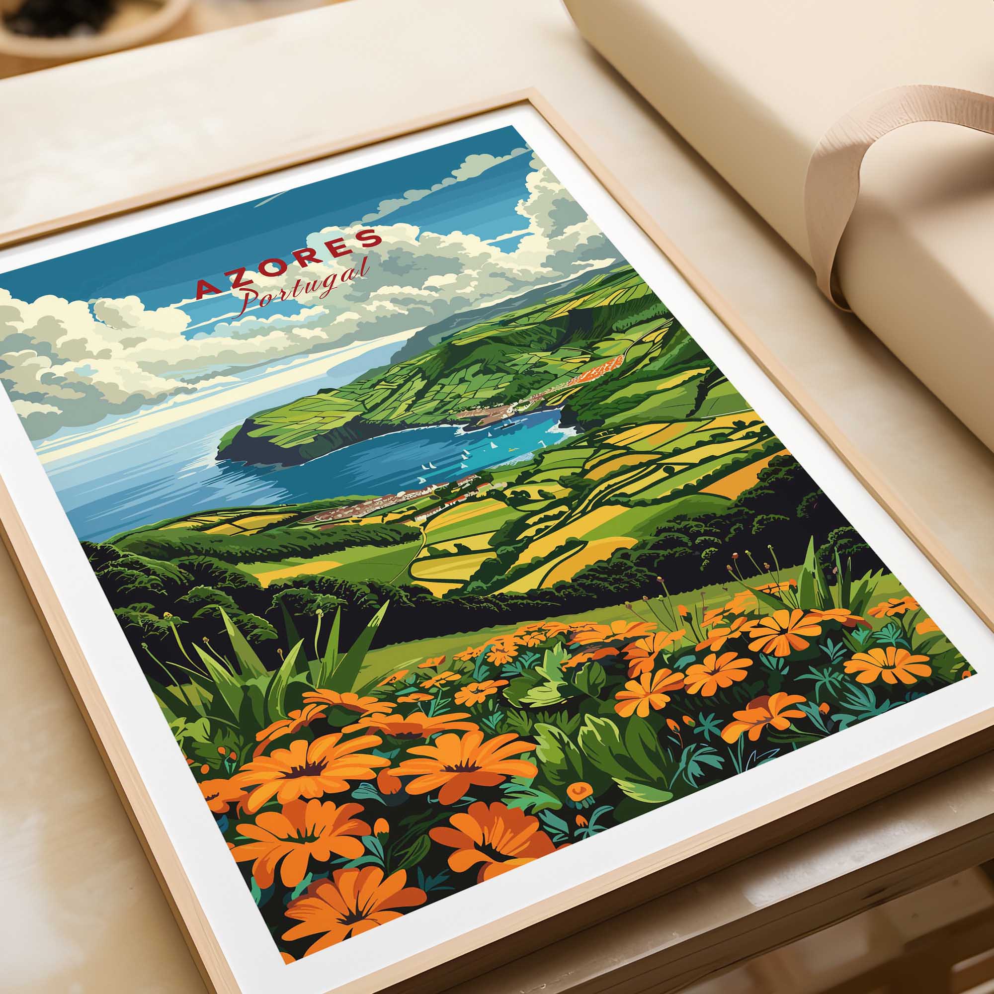 Azores Poster - São Miguel Island-This Art World