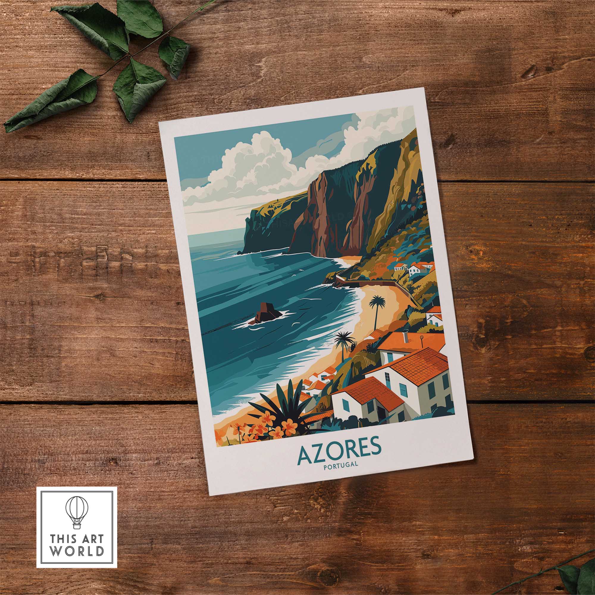 Azores Poster-This Art World
