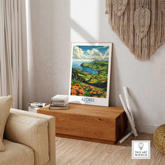 Azores Print - São Miguel Island-This Art World
