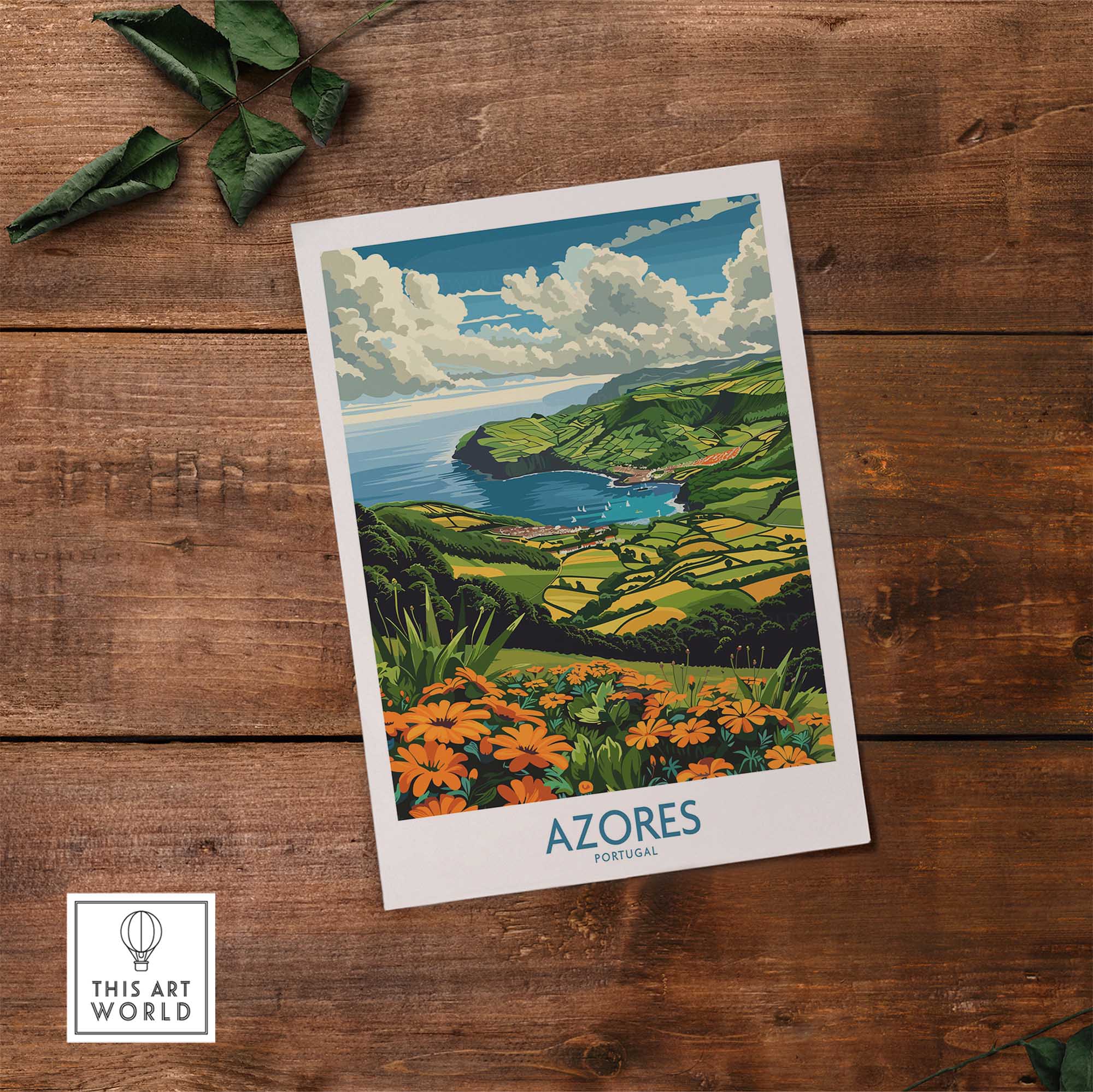 Azores Print - São Miguel Island-This Art World
