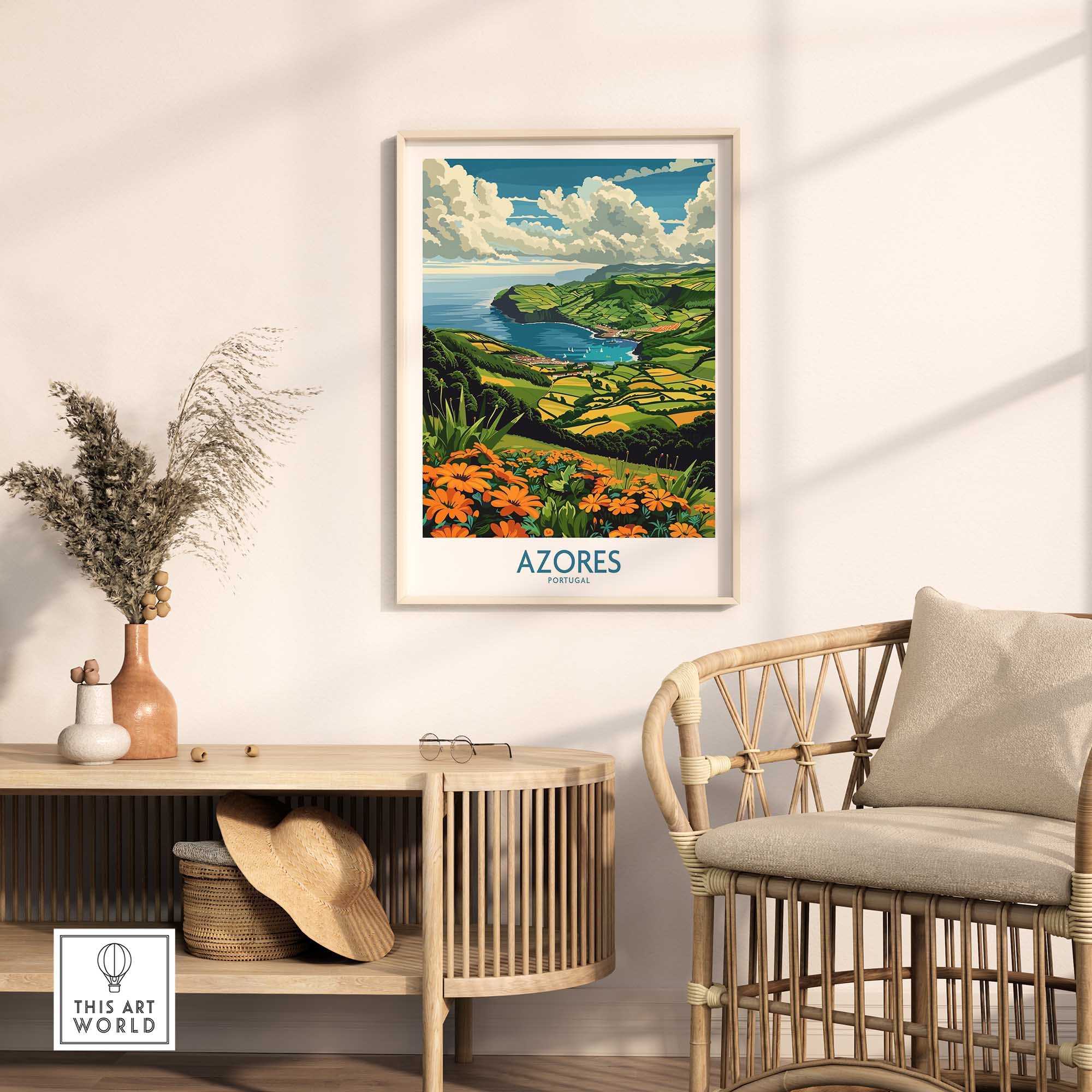 Azores Print - São Miguel Island-This Art World
