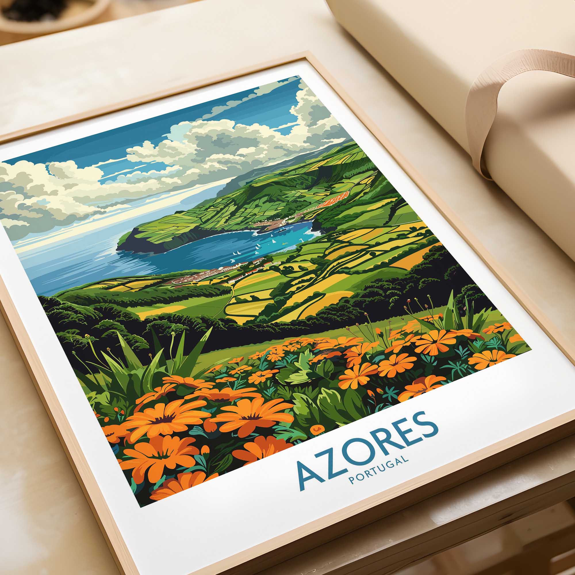 Azores Print - Stunning São Miguel Island Artwork – This Art World