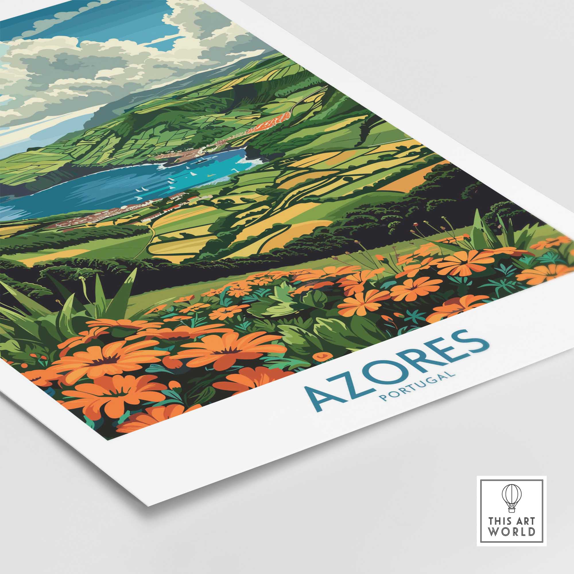 Azores Print - São Miguel Island-This Art World