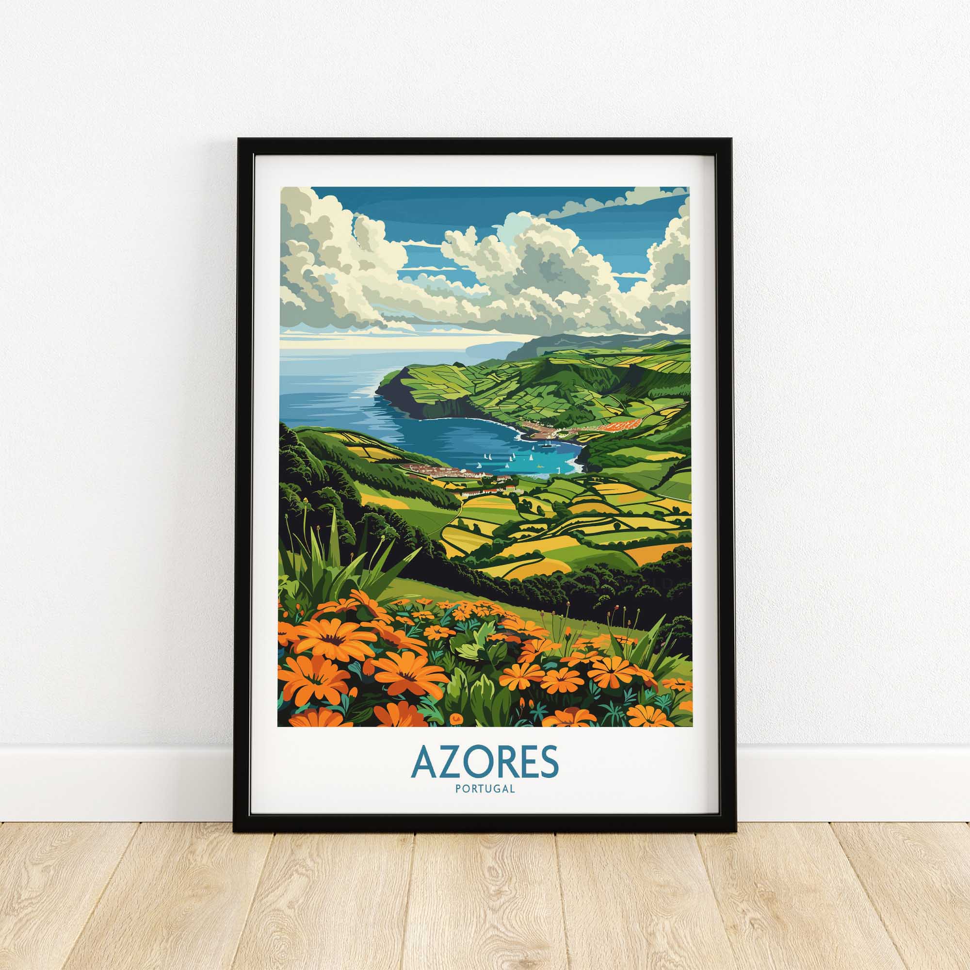 Azores Print - São Miguel Island-This Art World
