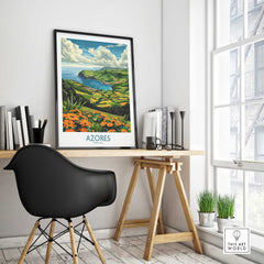 Azores Print - São Miguel Island-This Art World